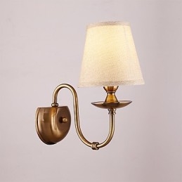 Tradycyjna klasyczna galwanizowana funkcja ochrony oczu Kinkiety ścienne Downlight Kinkiet