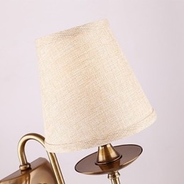 Tradycyjna klasyczna galwanizowana funkcja ochrony oczu Kinkiety ścienne Downlight Kinkiet