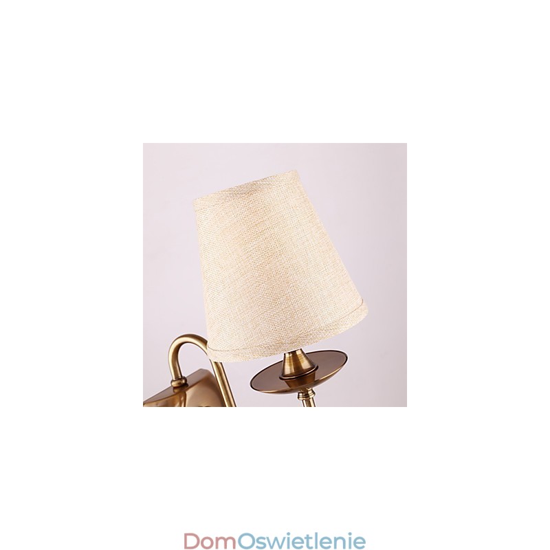Tradycyjna klasyczna galwanizowana funkcja ochrony oczu Kinkiety ścienne Downlight Kinkiet