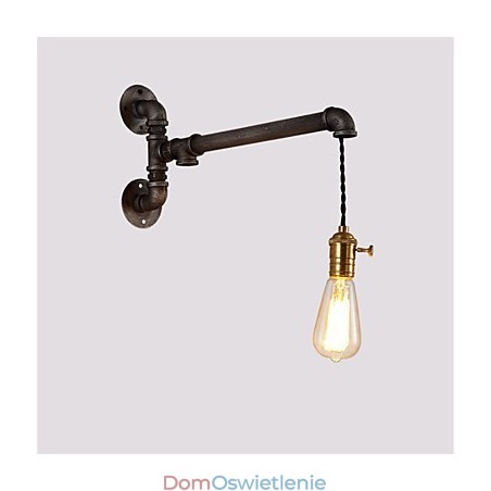 Vintage Industrial Pipe Wall Lights Z przełącznikiem Kreatywne oświetlenie Restauracja Kawiarnia Bar Dekoracja oświetlenie Z 1 światłem Malowane wykończenie Vintage Industrial Pipe Wall Lights Z przełącznikiem Kreatywne oświetlenie Restauracja Kawiarnia Bar Dekoracja oświetlenie Z 1 światłem Malowane wykończenie