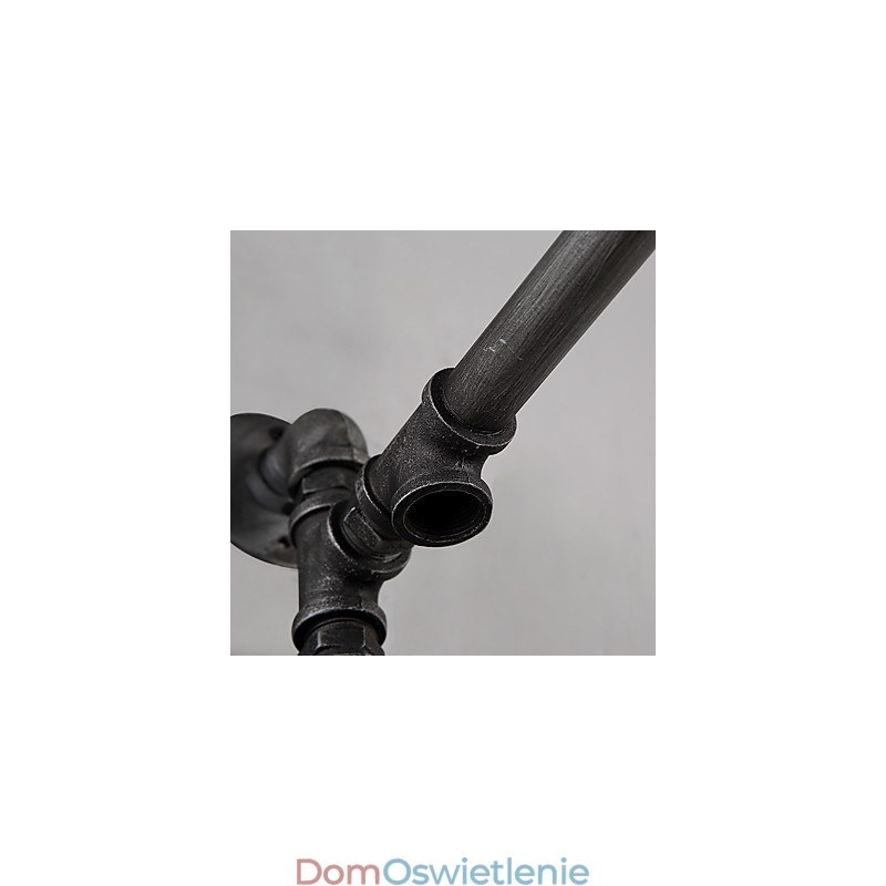 Vintage Industrial Pipe Wall Lights Z przełącznikiem Kreatywne oświetlenie Restauracja Kawiarnia Bar Dekoracja oświetlenie Z 1 światłem Malowane wykończenie