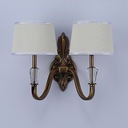 Tradycyjna klasyczna galwanizowana funkcja ochrony oczu Kinkiety ścienne Downlight Kinkiet