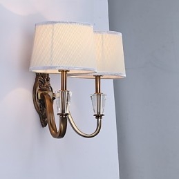 Tradycyjna klasyczna galwanizowana funkcja ochrony oczu Kinkiety ścienne Downlight Kinkiet