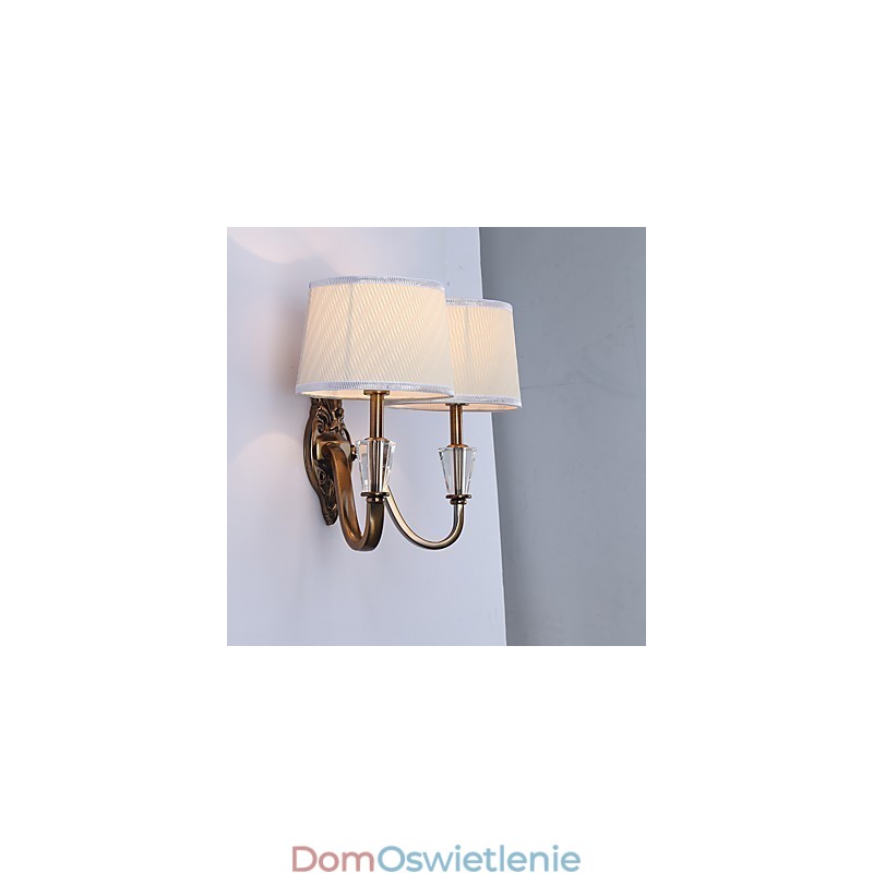 Tradycyjna klasyczna galwanizowana funkcja ochrony oczu Kinkiety ścienne Downlight Kinkiet