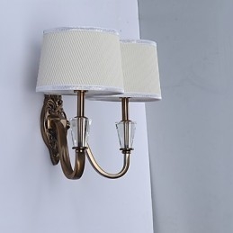 Tradycyjna klasyczna galwanizowana funkcja ochrony oczu Kinkiety ścienne Downlight Kinkiet