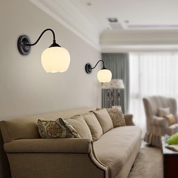 Nowoczesna współczesna funkcja malowania dla ochrony oczu Kinkiety ścienne Downlight Kinkiet