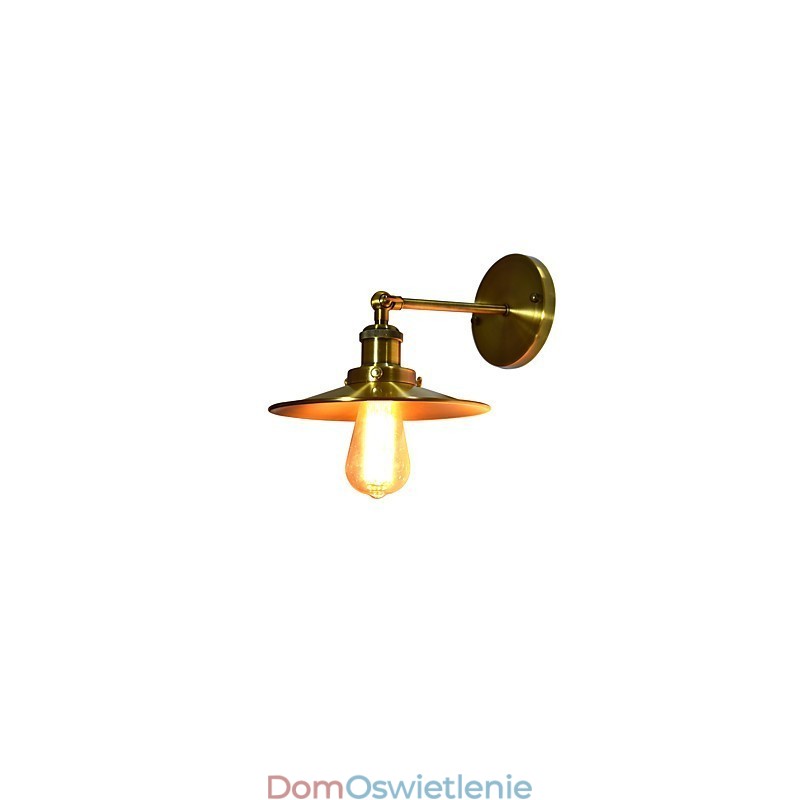 Rustykalny domek tradycyjny klasyczny mosiężny element do kinkietów ściennych z oświetleniem typu downlight