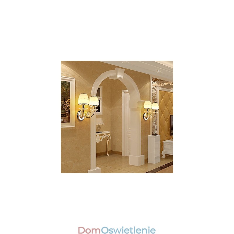 Nowoczesna, współczesna, galwanizowana cecha ochrony oczu, kinkiety ścienne z oświetleniem otoczenia, kinkiet