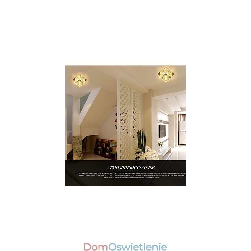 Kryształowa lampa SMD CreativeTube Spotlight Absorbująca światło kopuły