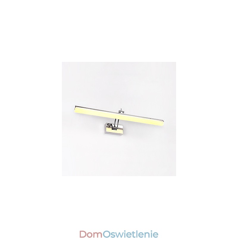 Zintegrowana nowoczesna współczesna chromowana funkcja do oświetlenia łazienkowego, światła otoczenia, światła ściennego