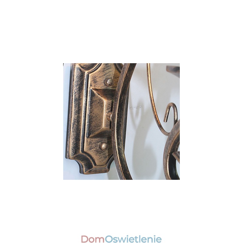 Miniaturowa lampa ścienna retro do korytarza, metalowa, w kształcie świecy, oświetlenie ścienne