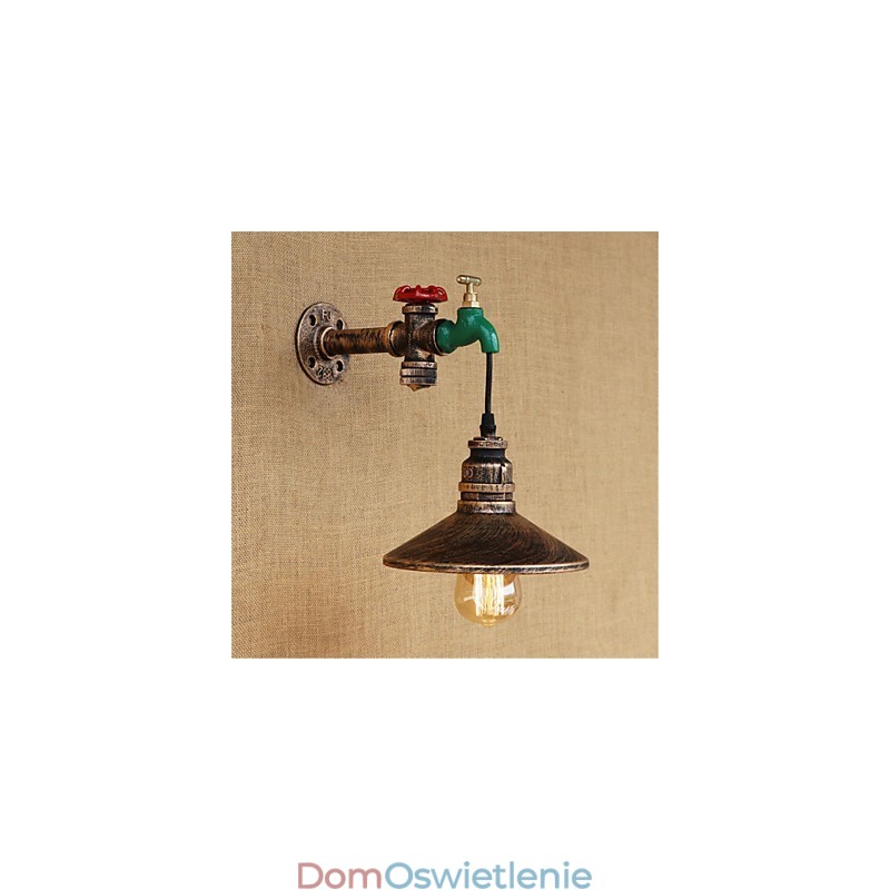 Nowość w stylu rustykalnym Retro Malowanie Cecha dla Mini Stylu Ambient Light Kinkiety Ścienne Światło Ścienne