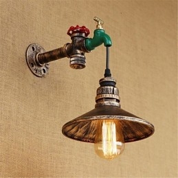 Nowość w stylu rustykalnym Retro Malowanie Cecha dla Mini Stylu Ambient Light Kinkiety Ścienne Światło Ścienne