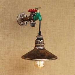 Nowość w stylu rustykalnym Retro Malowanie Cecha dla Mini Stylu Ambient Light Kinkiety Ścienne Światło Ścienne