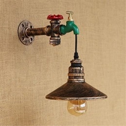Nowość w stylu rustykalnym Retro Malowanie Cecha dla Mini Stylu Ambient Light Kinkiety Ścienne Światło Ścienne
