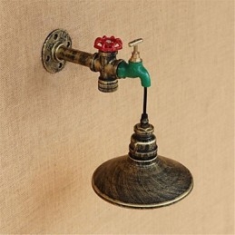 Nowość w stylu rustykalnym Retro Malowanie Cecha dla Mini Stylu Ambient Light Kinkiety Ścienne Światło Ścienne