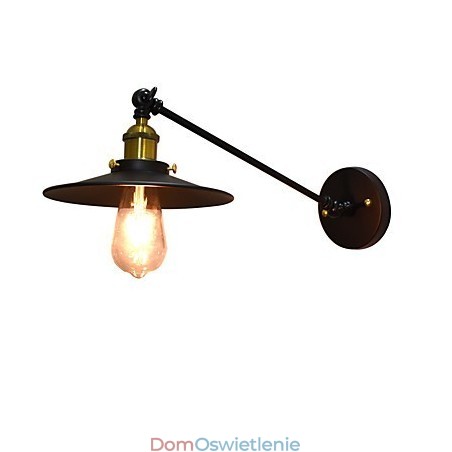 Buzz Wall Żelazna lampa ścienna Głupia czarna lampa świetlna na ścianie Buzz Wall Żelazna lampa ścienna Głupia czarna lampa świetlna na ścianie