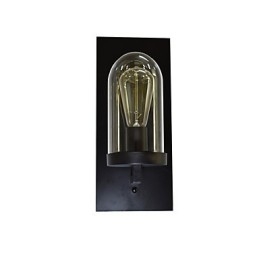 Malowana stalowa lampa ścienna Dumb Black American Coffee Decoration Retro lampa ścienna Lightsaber Lamp na ścianie