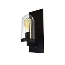 Malowana stalowa lampa ścienna Dumb Black American Coffee Decoration Retro lampa ścienna Lightsaber Lamp na ścianie
