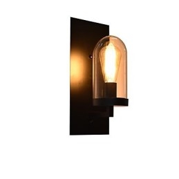 Malowana stalowa lampa ścienna Dumb Black American Coffee Decoration Retro lampa ścienna Lightsaber Lamp na ścianie