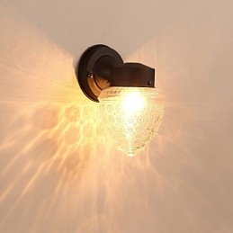 Nowoczesne, współczesne wykończenie z czarnego tlenku dla kinkietów ściennych w stylu mini Ambient Light