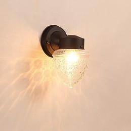Nowoczesne, współczesne wykończenie z czarnego tlenku dla kinkietów ściennych w stylu mini Ambient Light