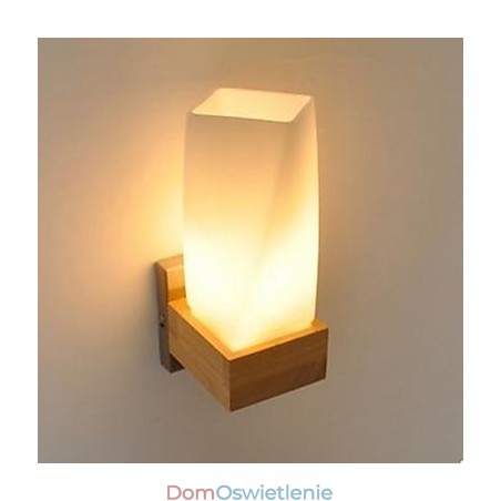 Prostota Nordic Wood Art Salon Korytarz Balkon Szkło Solidne Drewno Kinkiet Sypialnia Głowa Łóżka Prostota Nordic Wood Art Salon Korytarz Balkon Szkło Solidne Drewno Kinkiet Sypialnia Głowa Łóżka