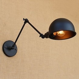 Prosta, rustykalna, retro cecha malowania dla miniaturowych lamp z ruchomym ramieniem, chroniących oczy i zapewniających ruchomość