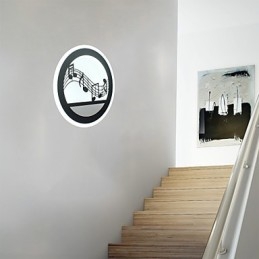 Kreatywna sypialnia lampka nocna ściana akrylowa lampa wejściowa prosta nowoczesna lampa na schody balkon