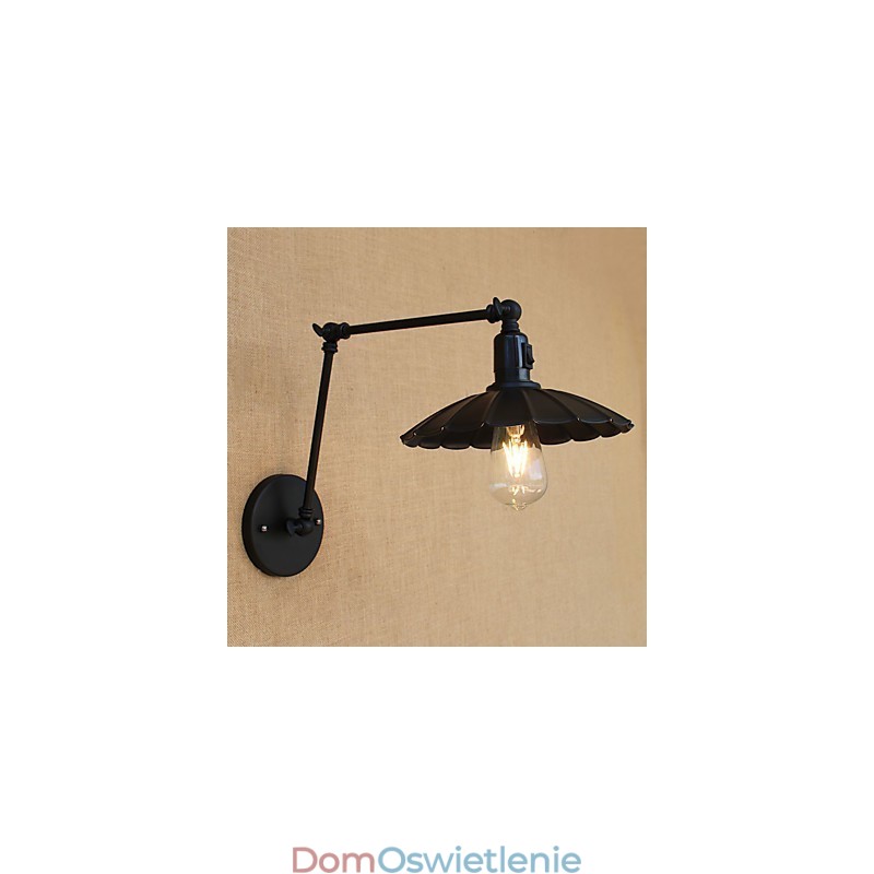 Funkcja malowania w stylu vintage country dla miniaturowego stylu, lampa wisząca na ramieniu obrotowym, lampa ścienna