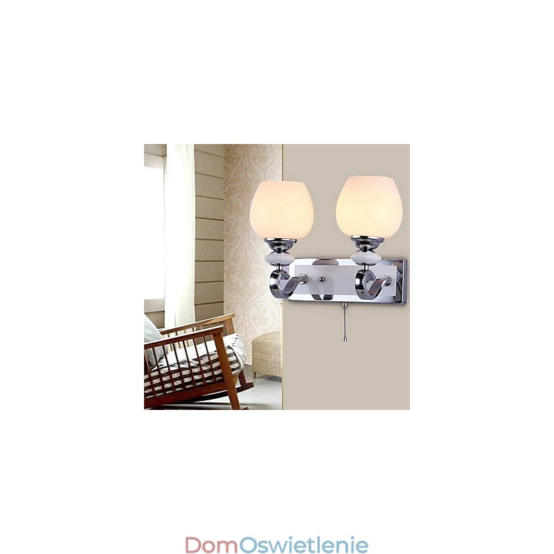Nowoczesne współczesne galwanizowane kinkiety ścienne z oświetleniem górnym