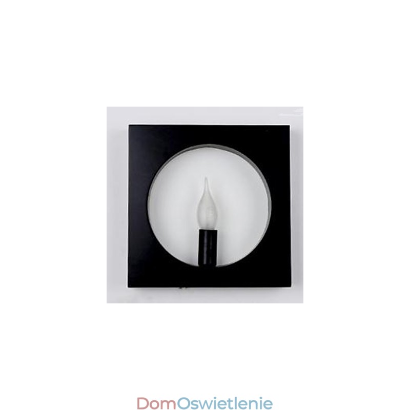 Nowoczesna prosta żelazna lampa ścienna kreatywna tło salonu przedpokój głowa łóżka kwadratowa rama dekoracja lampy i latarnie