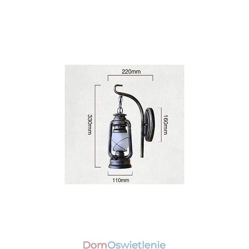 Vintage Others Feature Kinkiety ścienne z oświetleniem górnym Lampa ścienna