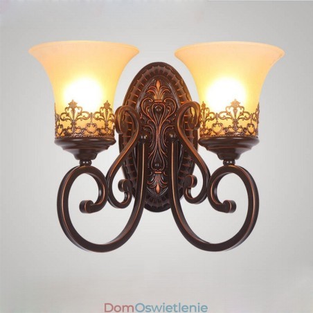 Rustykalny domek Salon Jadalnia Sypialnia Metalowe kinkiety wewnętrzne Rustykalny domek Salon Jadalnia Sypialnia Metalowe kinkiety wewnętrzne