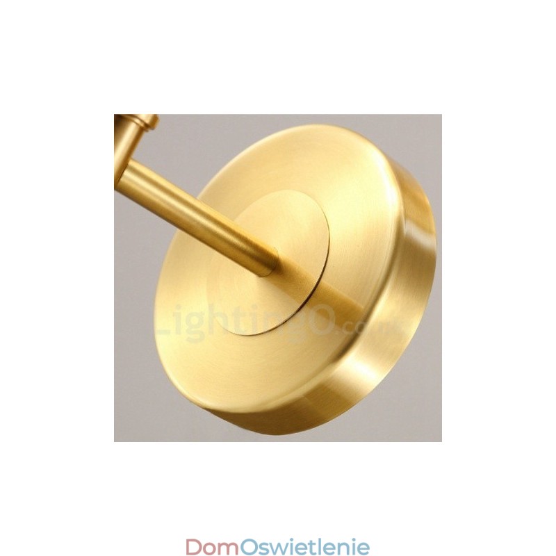 Pojedyncze światło Tradycyjne Klasyczne Miedziane Kinkiety Wewnętrzne