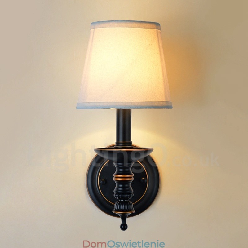 Pojedyncze światło Tradycyjne Klasyczne Kinkiety Wewnętrzne