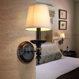 Pojedyncze światło Tradycyjne Klasyczne Kinkiety Wewnętrzne