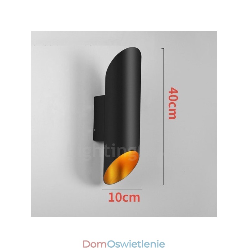 Nowoczesne, współczesne, montowane na płasko lampy ścienne ze stopu aluminium
