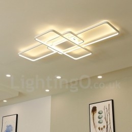 Nowoczesna współczesna aluminiowa lampa sufitowa do montażu na ścianie z pilotem do ściemniania do salonu, sypialni, może być również używana jako lampa ścienna