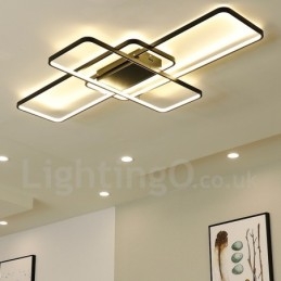 Nowoczesna współczesna aluminiowa lampa sufitowa do montażu na ścianie z pilotem do ściemniania do salonu, sypialni, może być również używana jako lampa ścienna