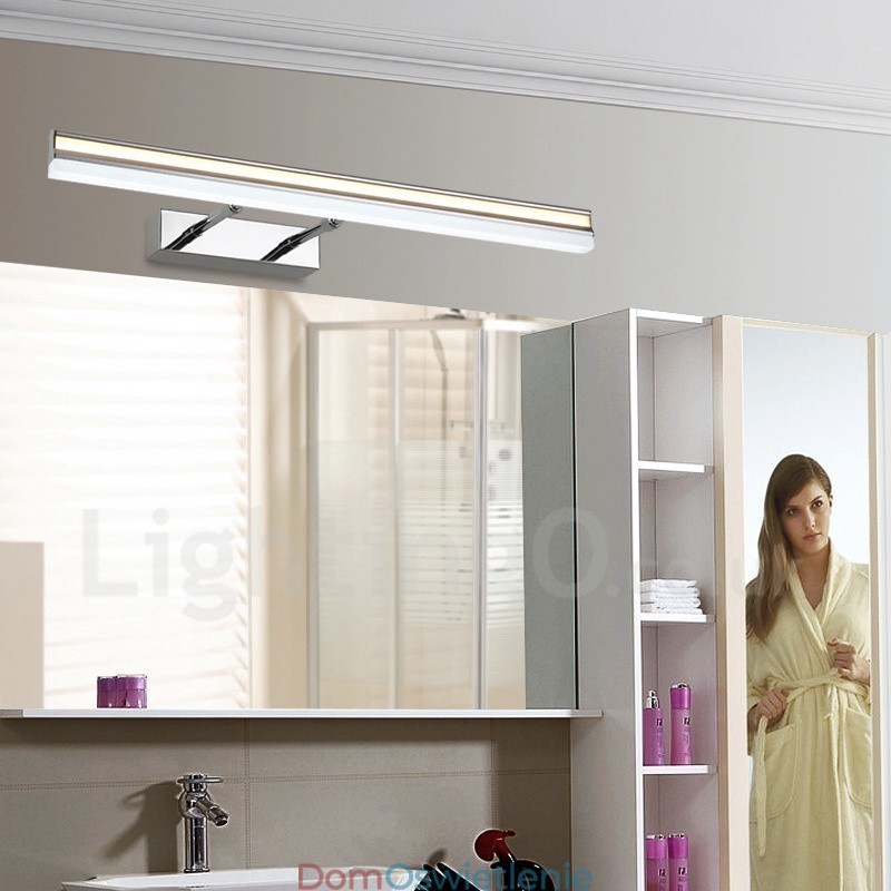 Lampa lustrzana IP44 Oświetlenie łazienkowe Oświetlenie ścienne w górę i w dół z kloszem akrylowym Oświetlenie do makijażu