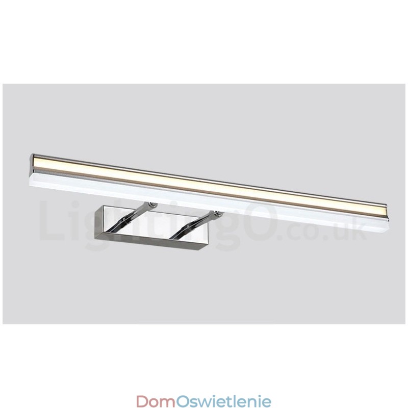 Lampa lustrzana IP44 Oświetlenie łazienkowe Oświetlenie ścienne w górę i w dół z kloszem akrylowym Oświetlenie do makijażu