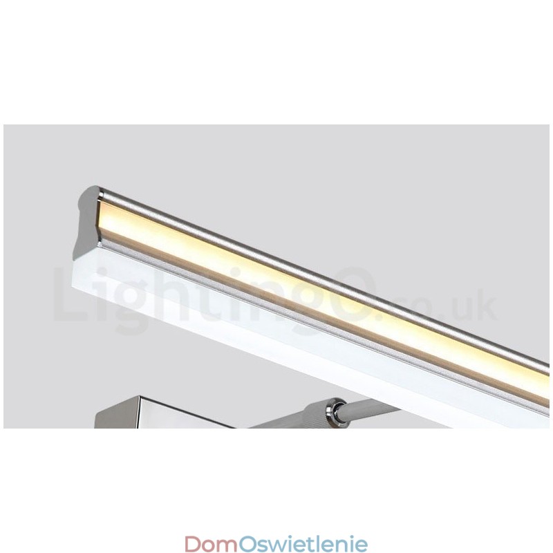 Lampa lustrzana IP44 Oświetlenie łazienkowe Oświetlenie ścienne w górę i w dół z kloszem akrylowym Oświetlenie do makijażu