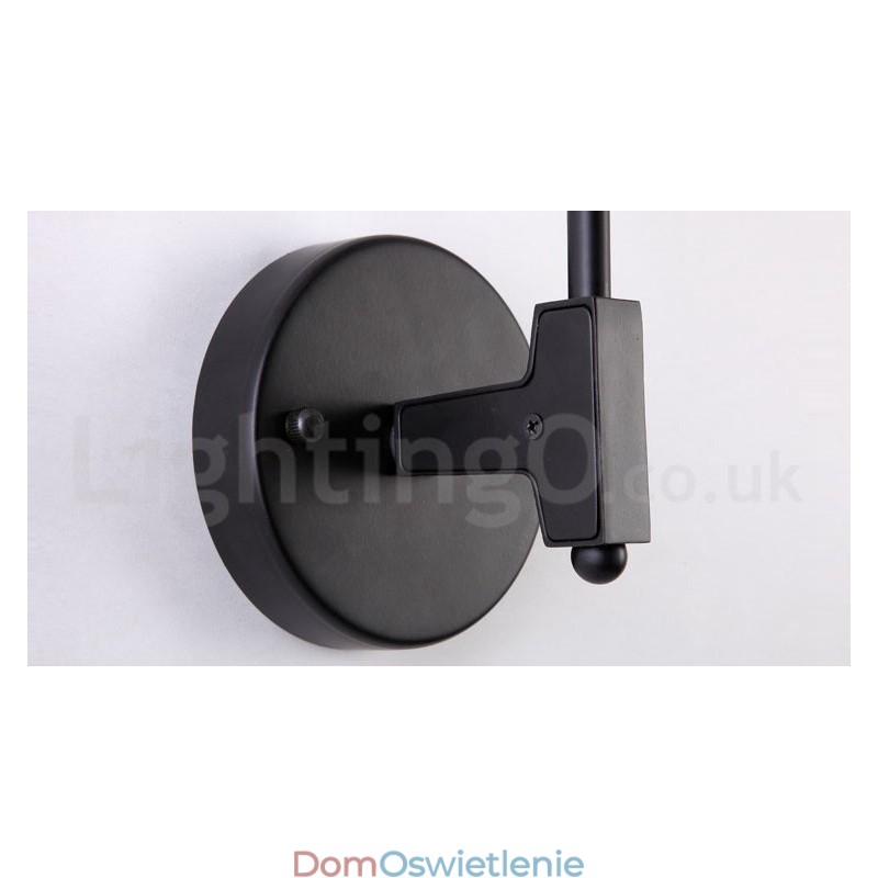 Rustykalna, retro, zabytkowa, dwupunktowa lampa ścienna z wielokolorowym szklanym kloszem, specjalnie do hotelu, biura, salonu, sypialni