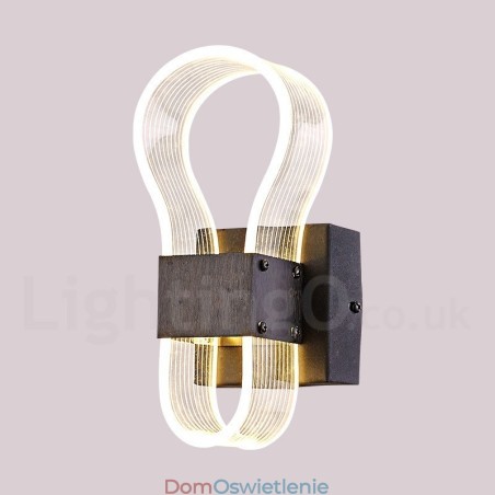 Nowoczesna lampa ścienna z kloszem akrylowym do korytarza w sypialni Nowoczesna lampa ścienna z kloszem akrylowym do korytarza w sypialni