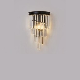 Nowoczesna luksusowa lampa ścienna K9 Crystal z kryształowym kloszem