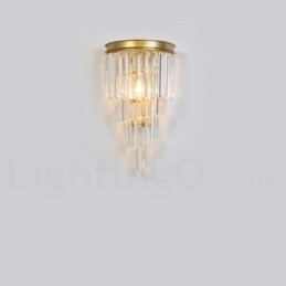 Nowoczesna luksusowa lampa ścienna K9 Crystal z kryształowym kloszem
