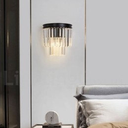 Nowoczesna luksusowa lampa ścienna K9 Crystal z kryształowym kloszem