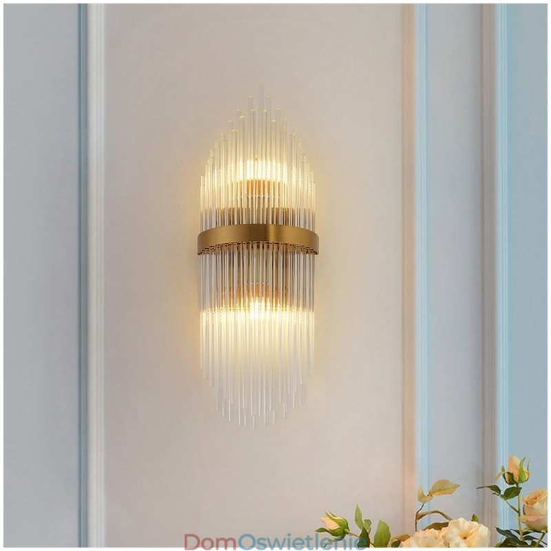 Nowoczesna luksusowa lampa ścienna K9 Crystal z kryształowym kloszem