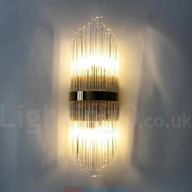 Nowoczesna luksusowa lampa ścienna K9 Crystal z kryształowym kloszem